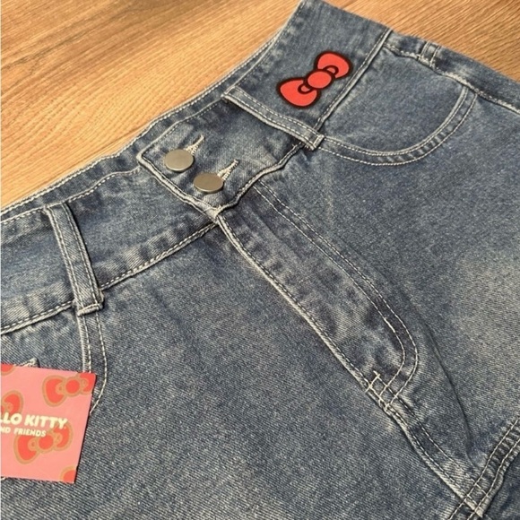 Hello Kitty x SHEIN Denim Pleated Skirt - Picture 3 of 5